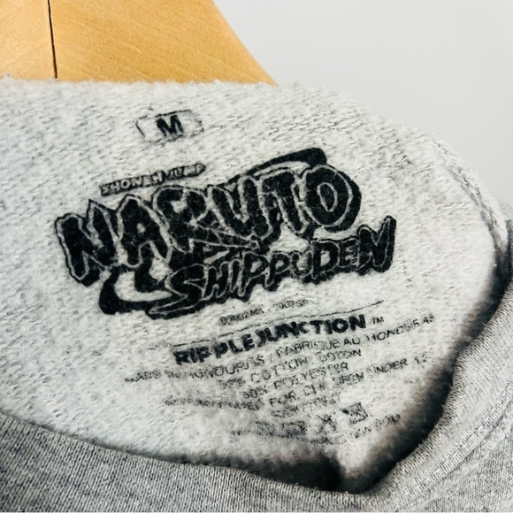 Naruto Sasuke “Darkness” Graphic Print Crewneck Pullover - Picture 5 of 6